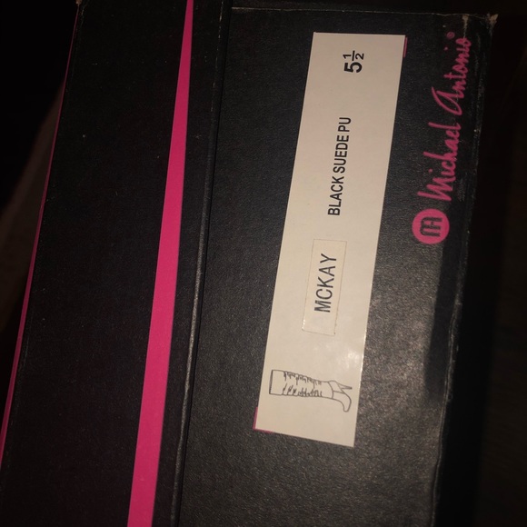 Black suede McKay thigh boot - Picture 2 of 5